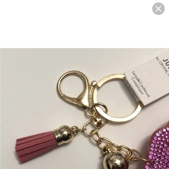 Juliet By Crystal Avenue Pickleball Bling Keychain Rhinestone Accessories - Picture 6 of 8